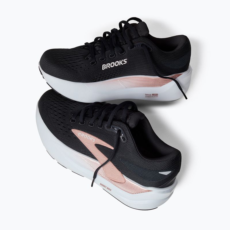 Női futócipő Brooks Ghost Max 3 black/black/rose gold 9