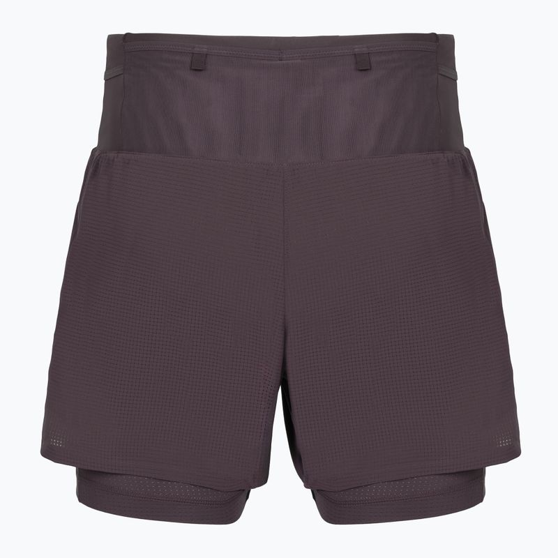 Férfi futóshort Brooks High Point 5" 2IN1 2.0 dark russet 2