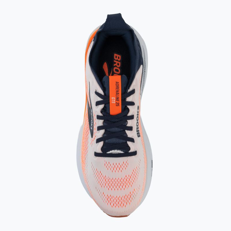 Férfi futócipő Brooks Adrenaline GTS 25 white/spellbound/orange 5