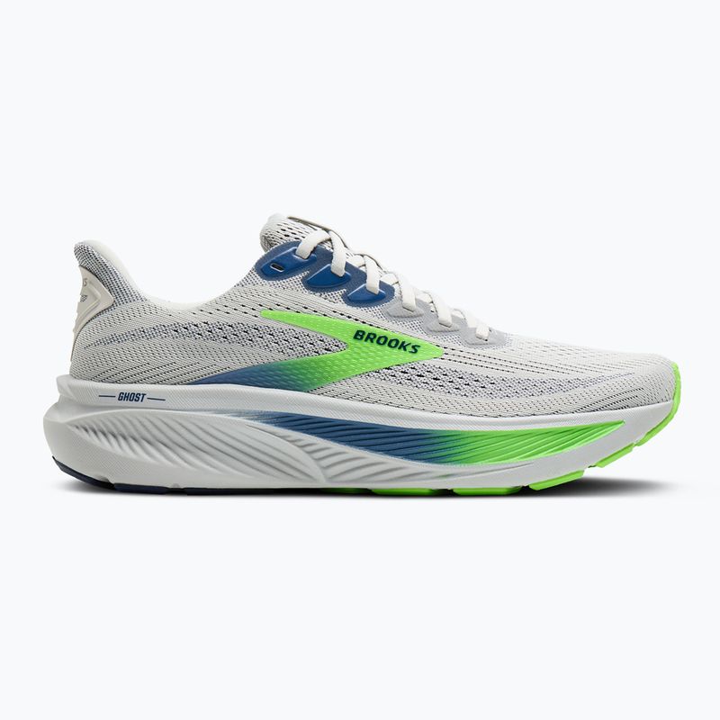 Férfi futócipő Brooks Ghost 17 oyster/beacon blue/gecko 2