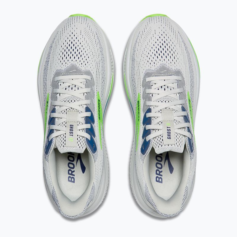 Férfi futócipő Brooks Ghost 17 oyster/beacon blue/gecko 7
