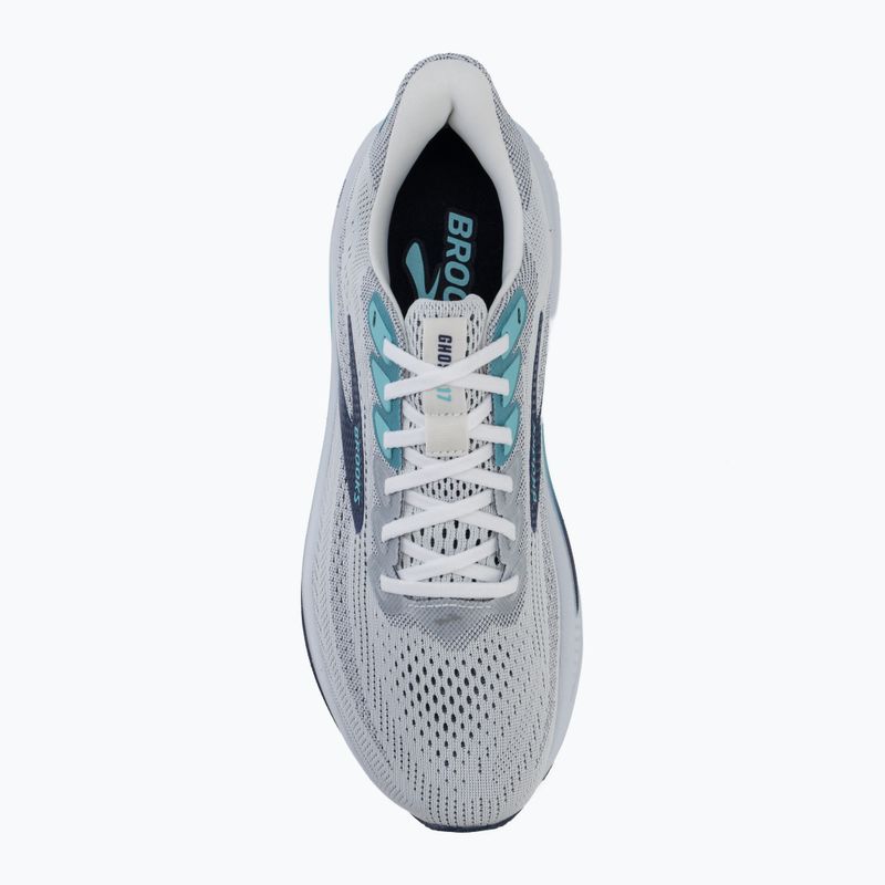 Férfi futócipő Brooks Ghost 17 white/beacon blue/ipanema 5