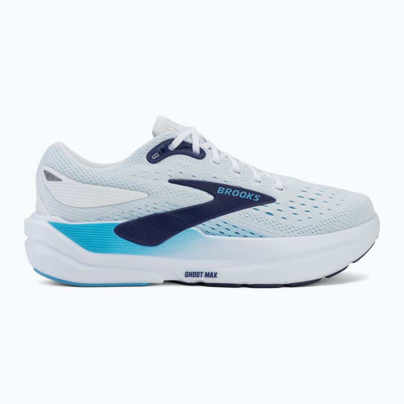 Férfi futócipő Brooks Ghost Max 3 bright white/beacon blue/teal 2