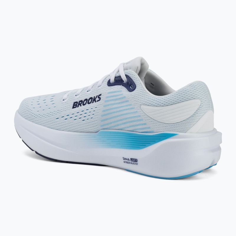 Férfi futócipő Brooks Ghost Max 3 bright white/beacon blue/teal 3