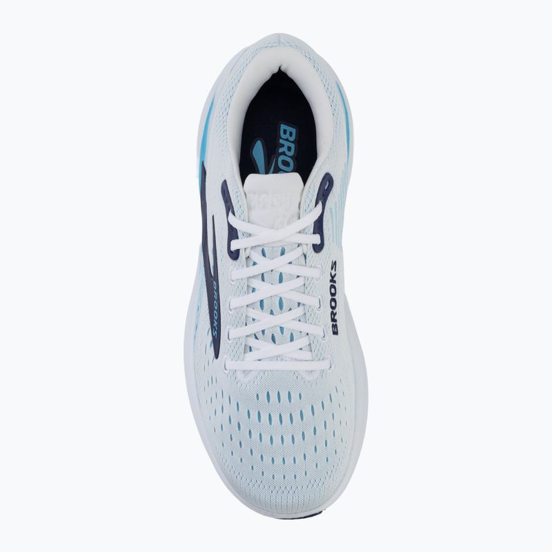 Férfi futócipő Brooks Ghost Max 3 bright white/beacon blue/teal 5