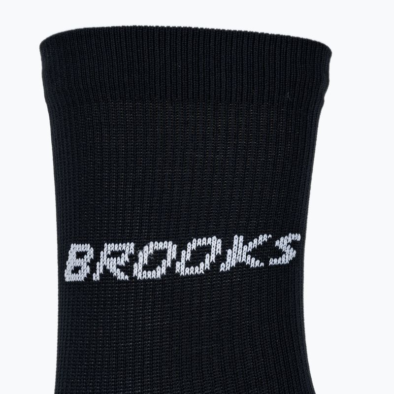 Futózokni Brooks Run-In Crew 3-Pack black 3