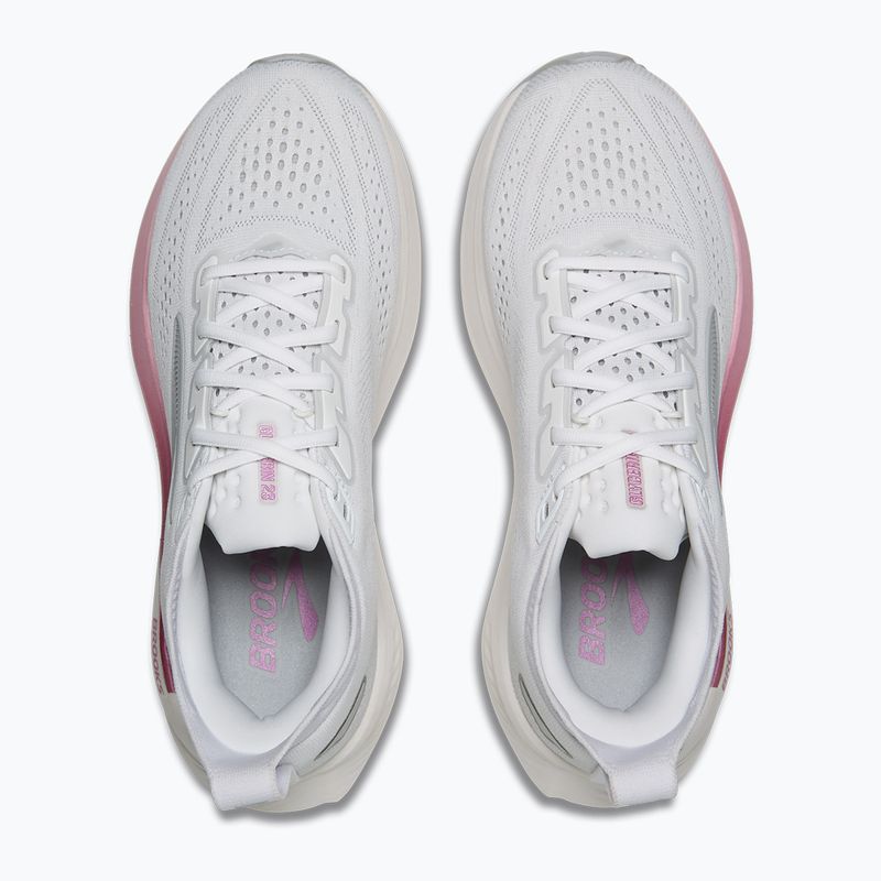 Női futócipő Brooks Glycerin 23 white/harbor mist/metallic 7