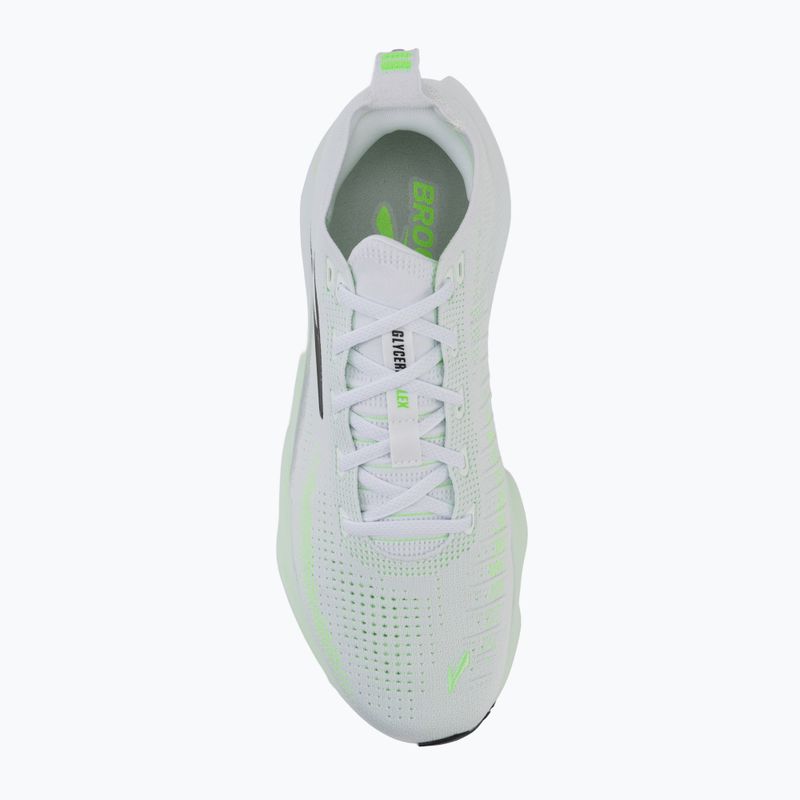 Férfi futócipő Brooks Glycerin Flex white/green gecko/phantom 5