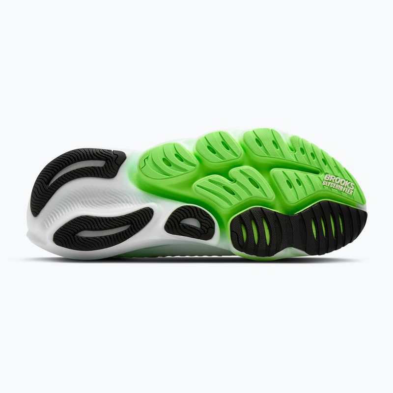 Férfi futócipő Brooks Glycerin Flex white/green gecko/phantom 6