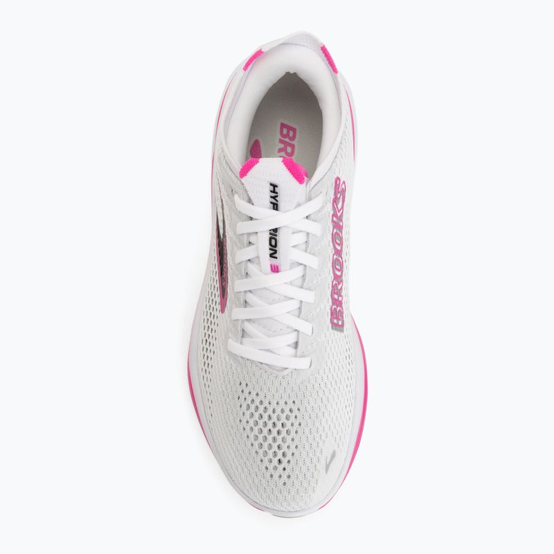 Női futócipők Brooks Hyperion 3 white/luminary/cyber pink 5