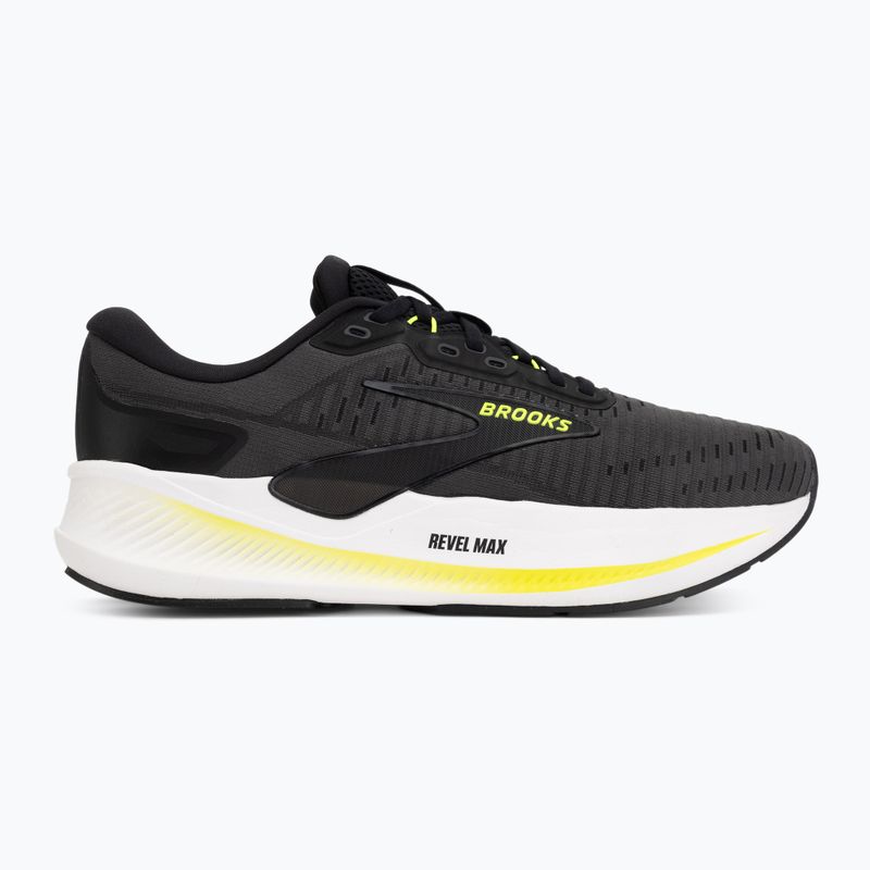 Férfi futócipő Brooks Revel Max ebony/black/nightlife 2