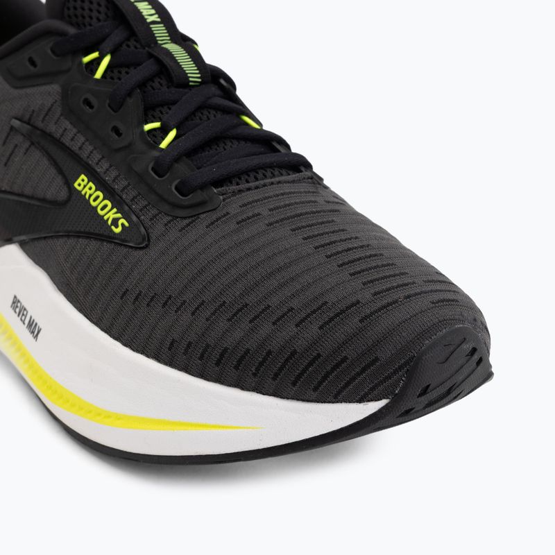 Férfi futócipő Brooks Revel Max ebony/black/nightlife 7