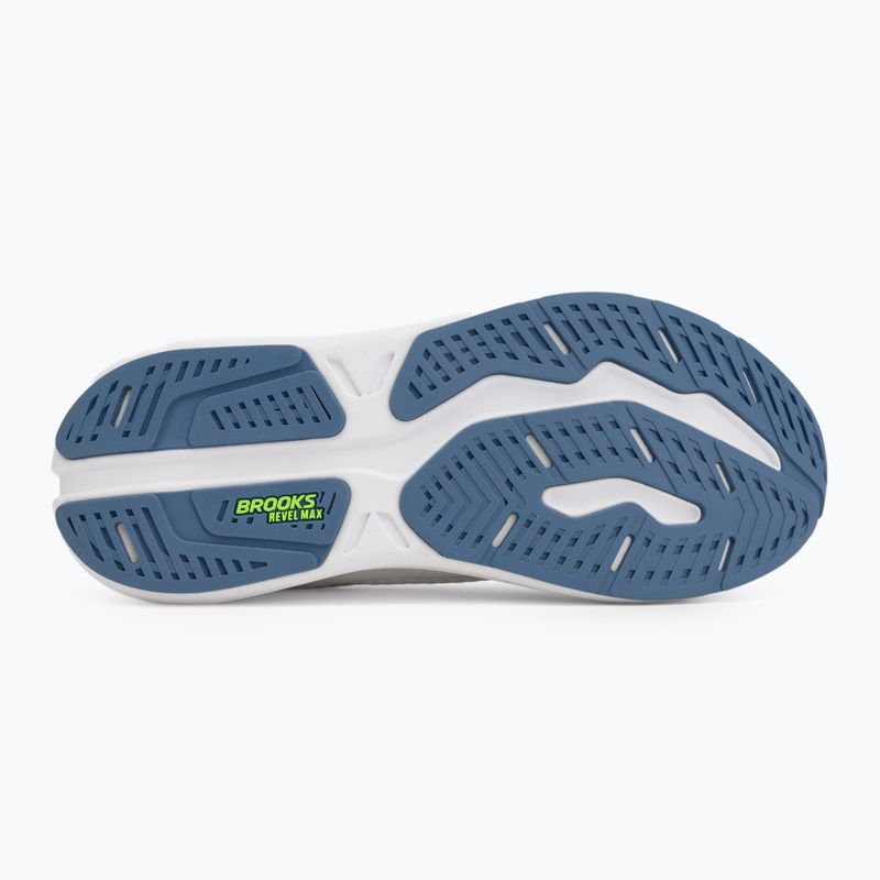 Férfi futócipő Brooks Revel Max white/moonlight/green gecko 4