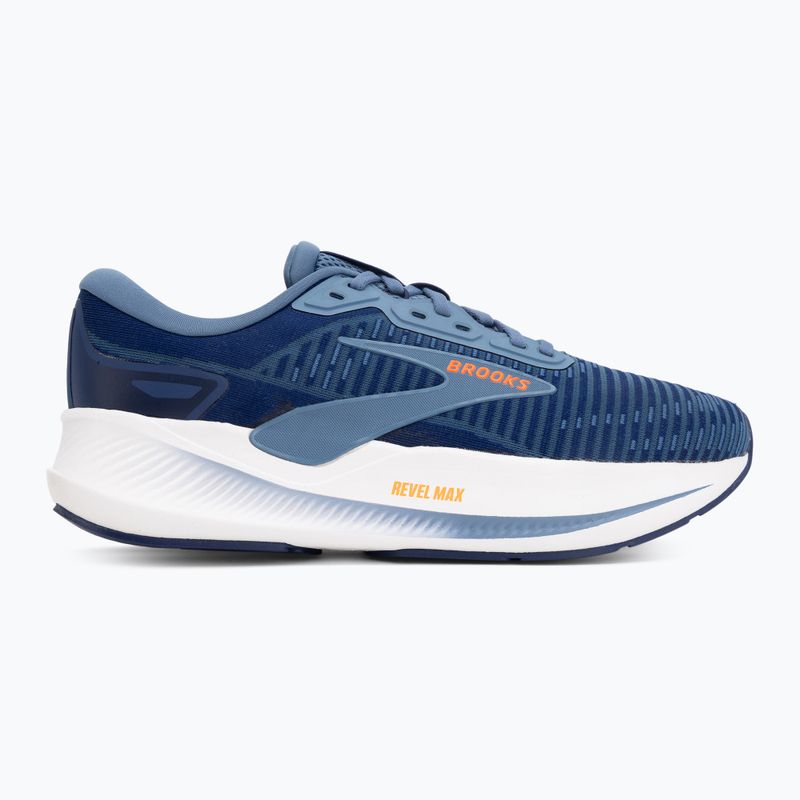 Férfi futócipő Brooks Revel Max beacon blue/moonlight/orange 2