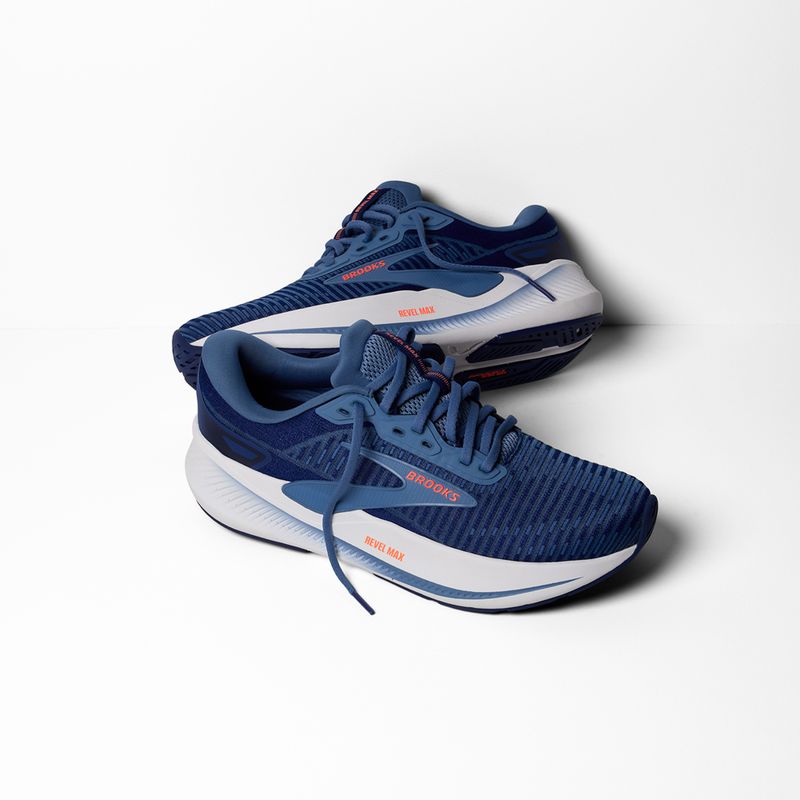 Férfi futócipő Brooks Revel Max beacon blue/moonlight/orange 8
