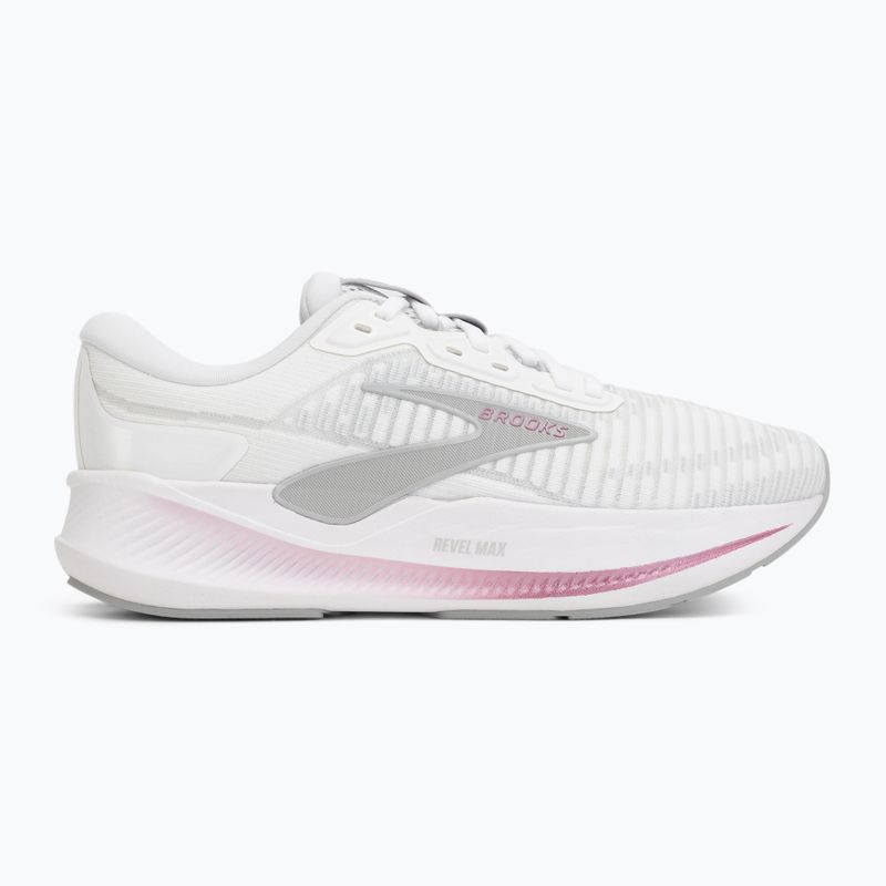 Női futócipő Brooks Revel Max white/harbor mist/metallic 2