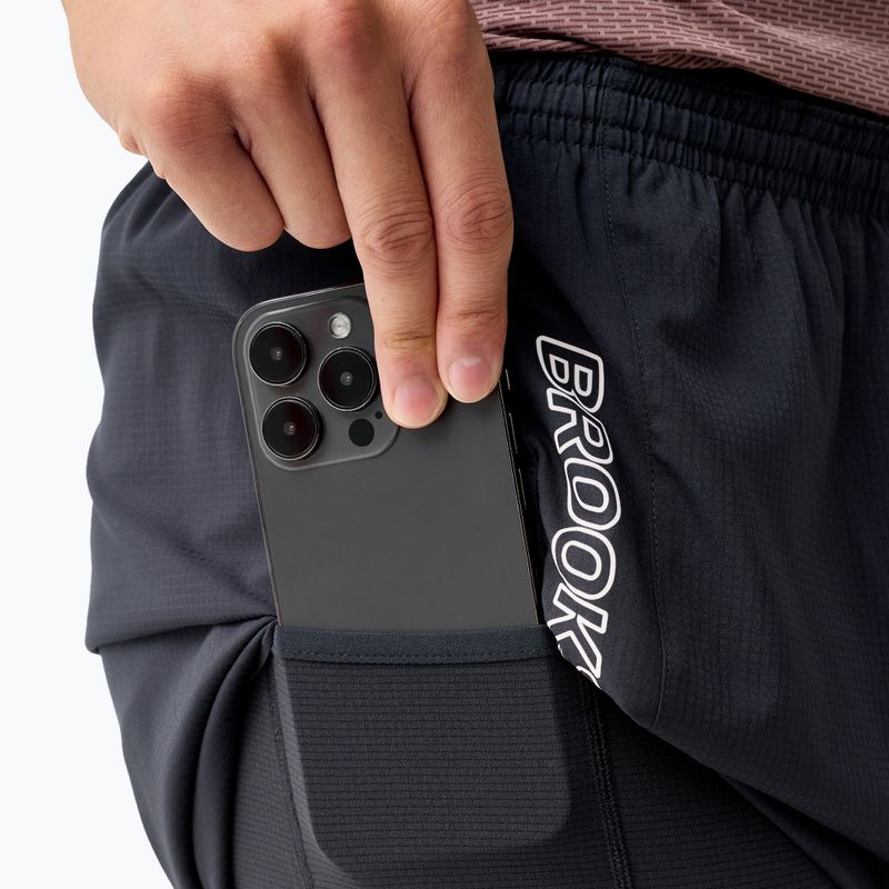 Férfi futónadrág Brooks Cascadia 2-in-1 Short black 5