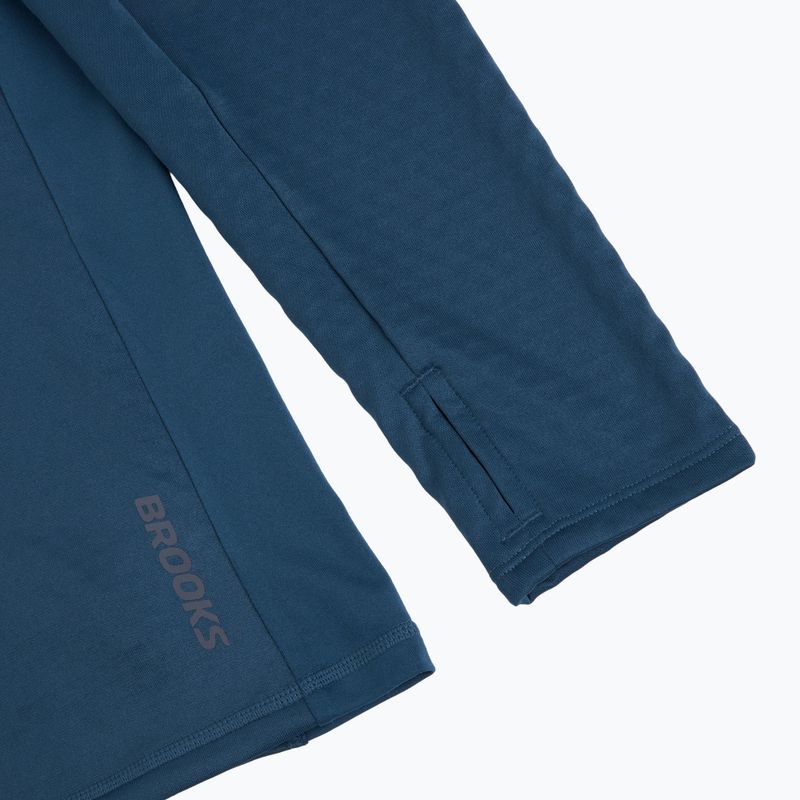 Férfi futópulóver Brooks Thermal Reflective 1/2 Zip blue 4