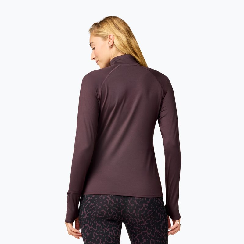 Női futófelső Brooks Dash 1/2 Zip 3.0 brown 2