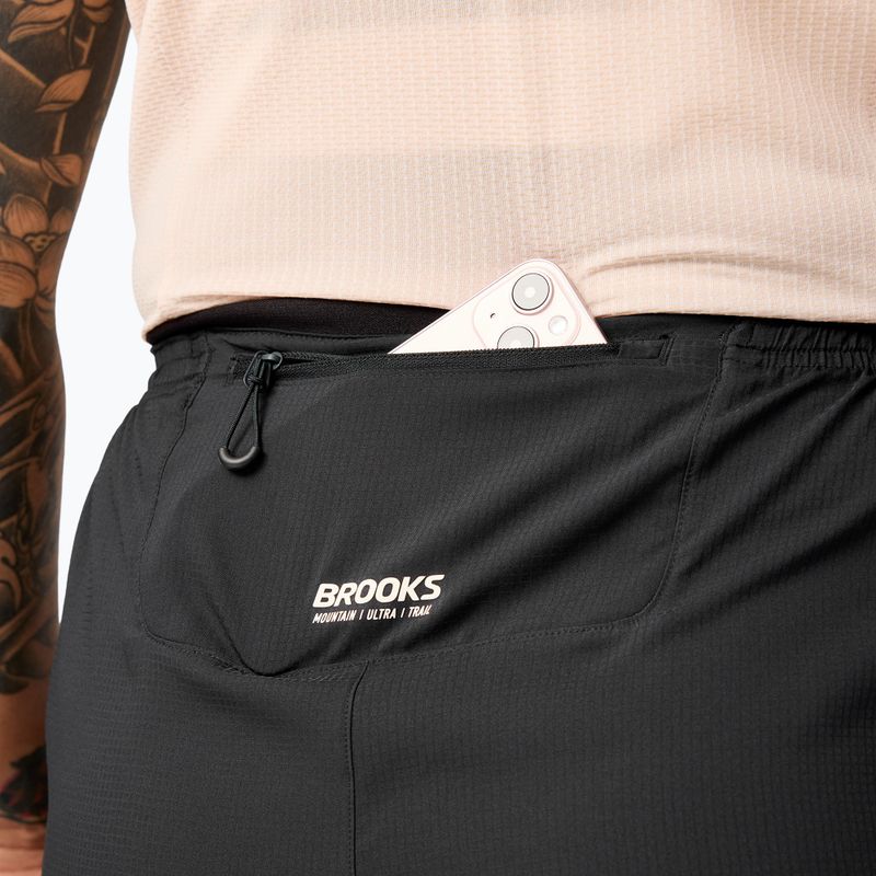 Női futónadrág Brooks Cascadia 2-in-1 Short black 5