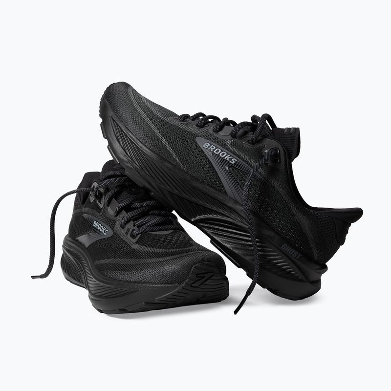 Férfi futócipők Brooks Ghost 18 black/black/ebony 6