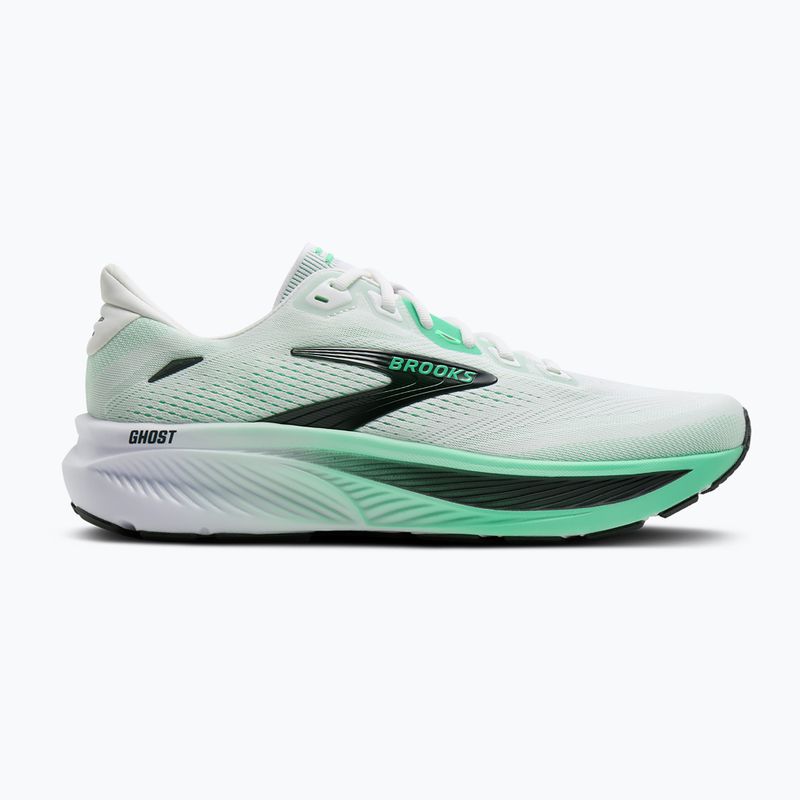 Férfi futócipők Brooks Ghost 18 white/spring bud/spruce 2