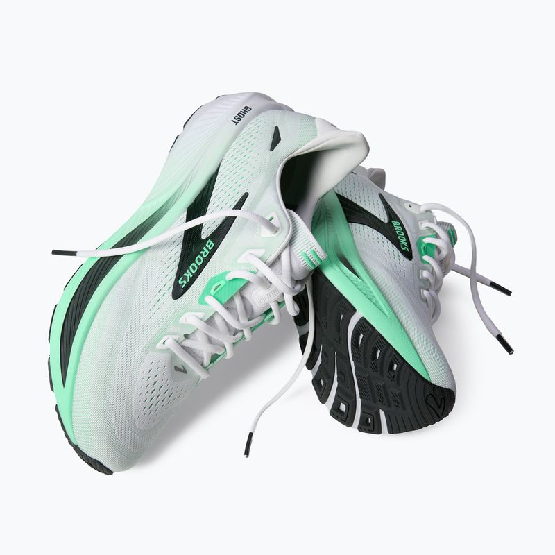 Férfi futócipők Brooks Ghost 18 white/spring bud/spruce 6