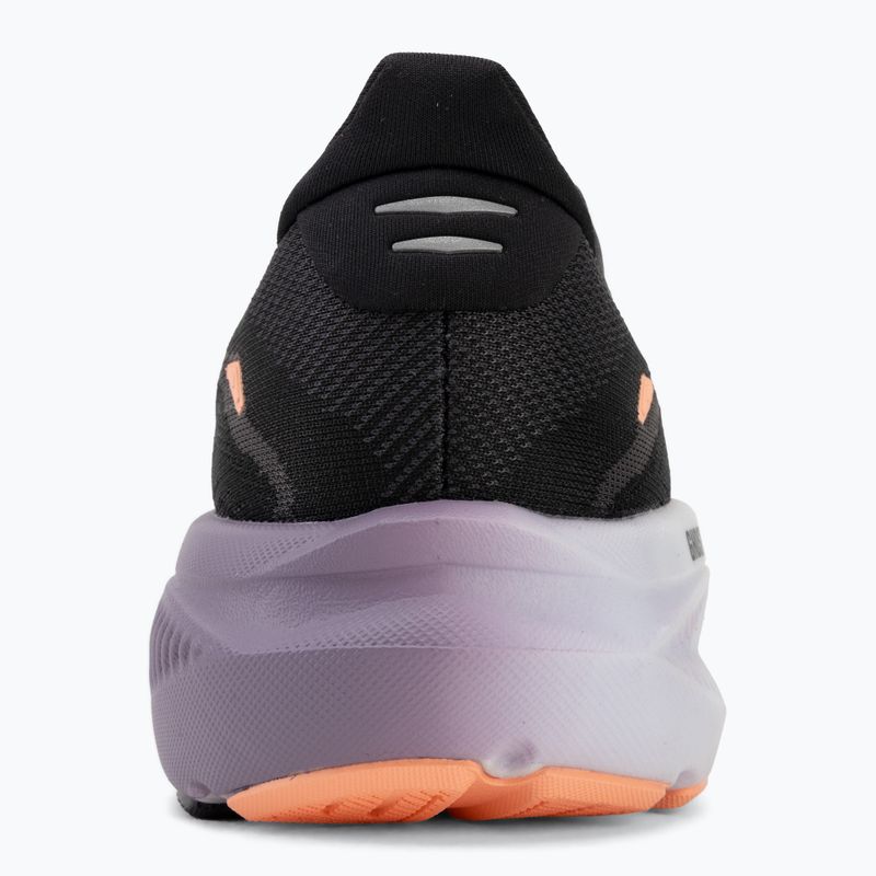 Női futócipők Brooks Ghost 18 black/mulled grape/peach 6