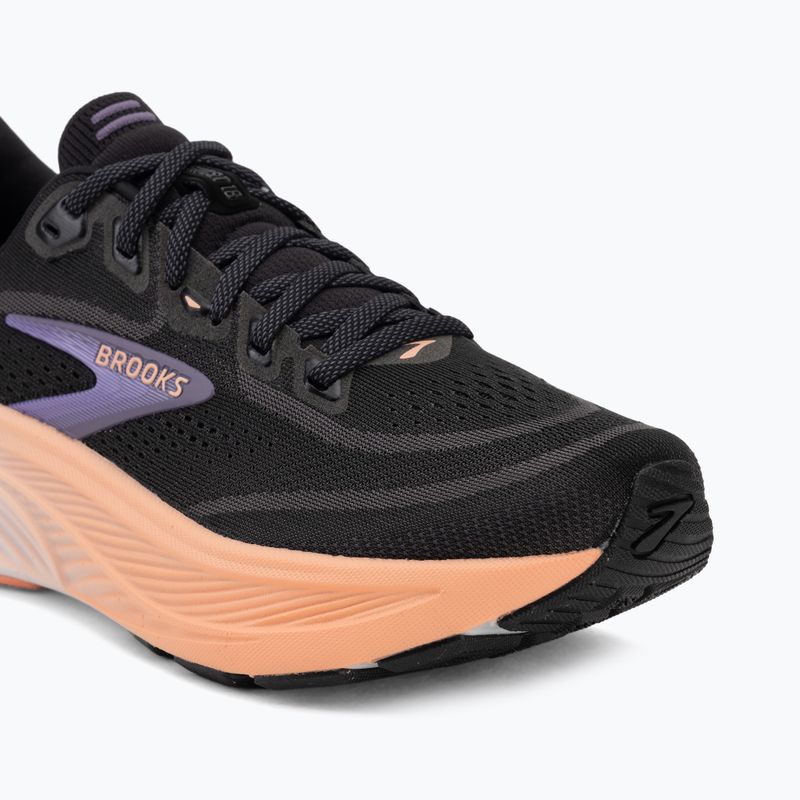 Női futócipők Brooks Ghost 18 black/mulled grape/peach 7