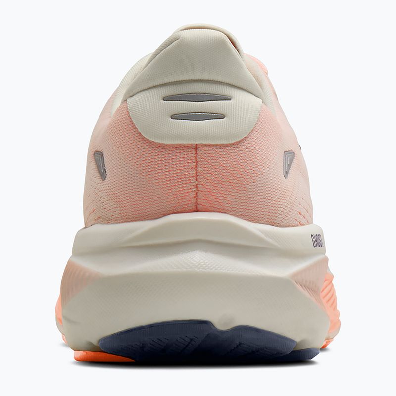 Női futócipők Brooks Ghost 18 star white/cyber peach/grey 5