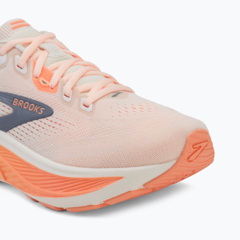 Női futócipők Brooks Ghost 18 star white/cyber peach/grey 7