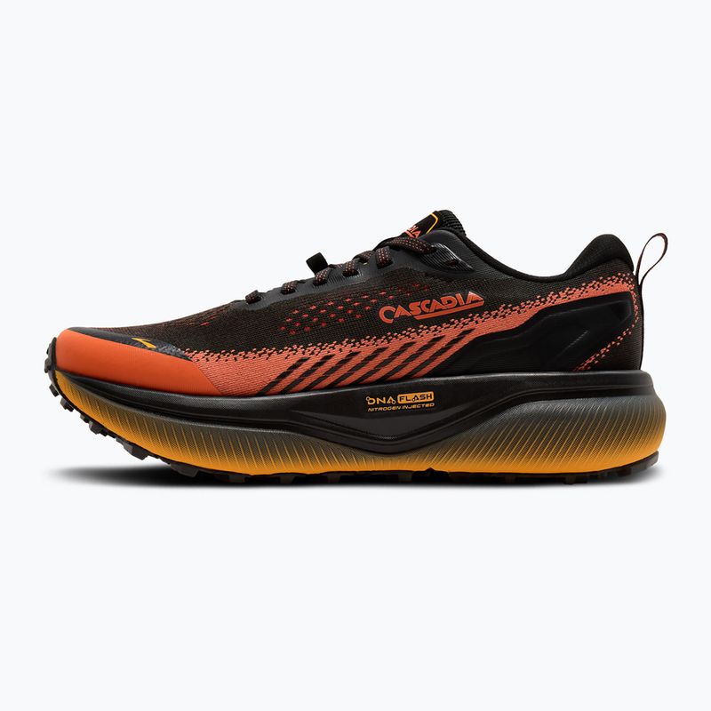 Férfi futócipők Brooks Cascadia 20 black/tigerlily/orange 3