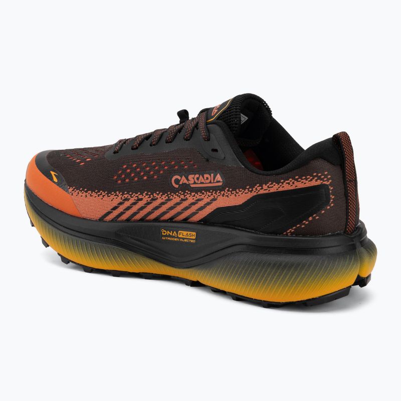 Férfi futócipők Brooks Cascadia 20 black/tigerlily/orange 3