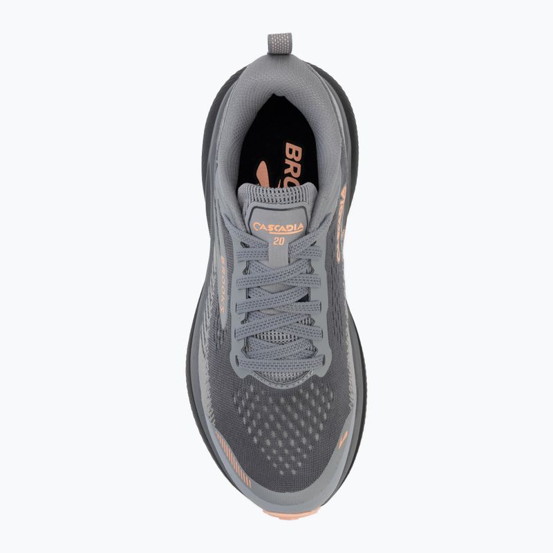 Női futócipők Brooks Cascadia 20 grey/grey/peach 5