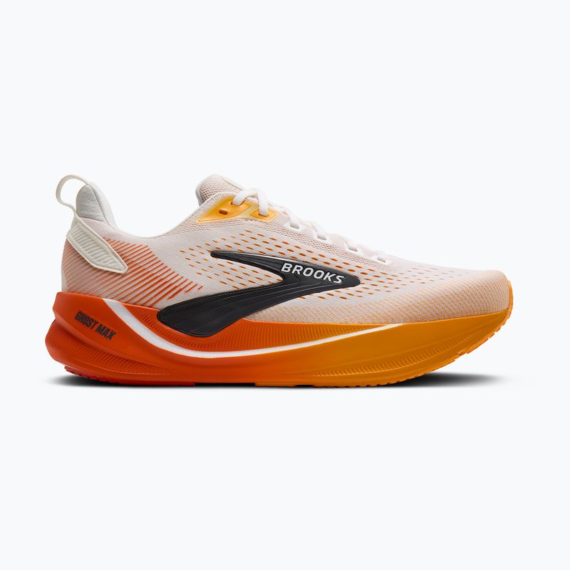 Férfi futócipők Brooks Ghost Max 4 white/orange/red 2