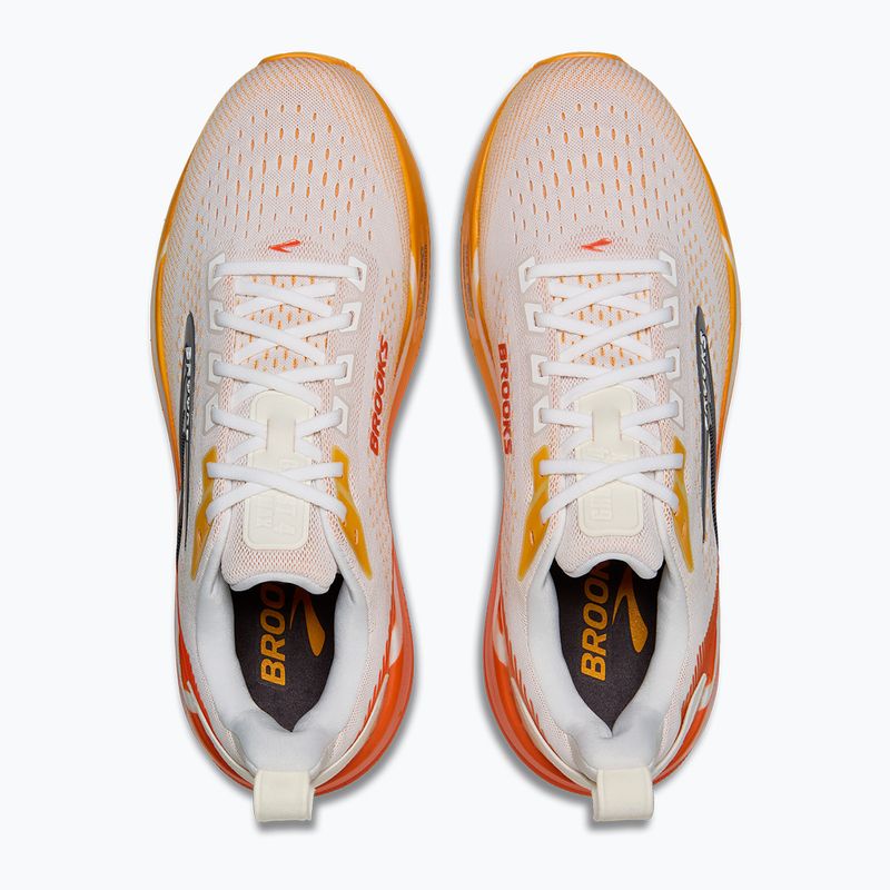 Férfi futócipők Brooks Ghost Max 4 white/orange/red 5