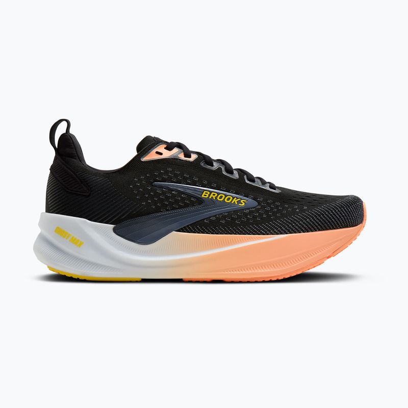 Női futócipők Brooks Ghost Max 4 black/folkstone/cyber peach 2