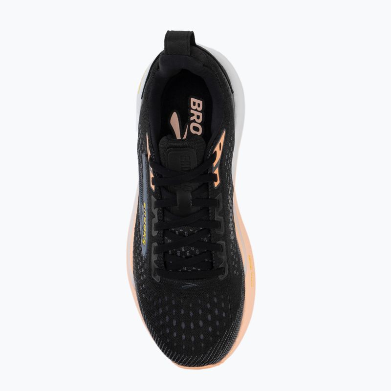Női futócipők Brooks Ghost Max 4 black/folkstone/cyber peach 5