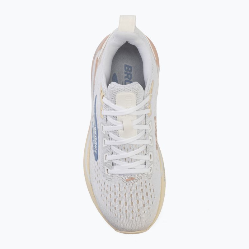 Női futócipők Brooks Ghost Max 4 white/rose/rutabaga 5