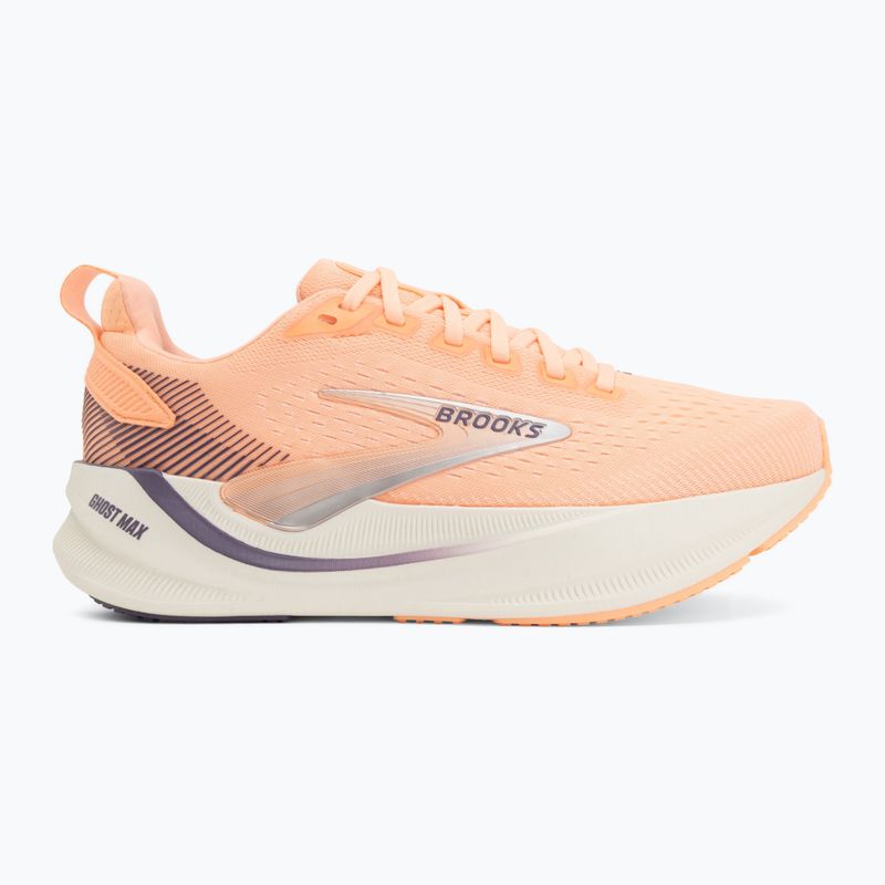 Női futócipők Brooks Ghost Max 4 cyber peach/grape/bluewash 2