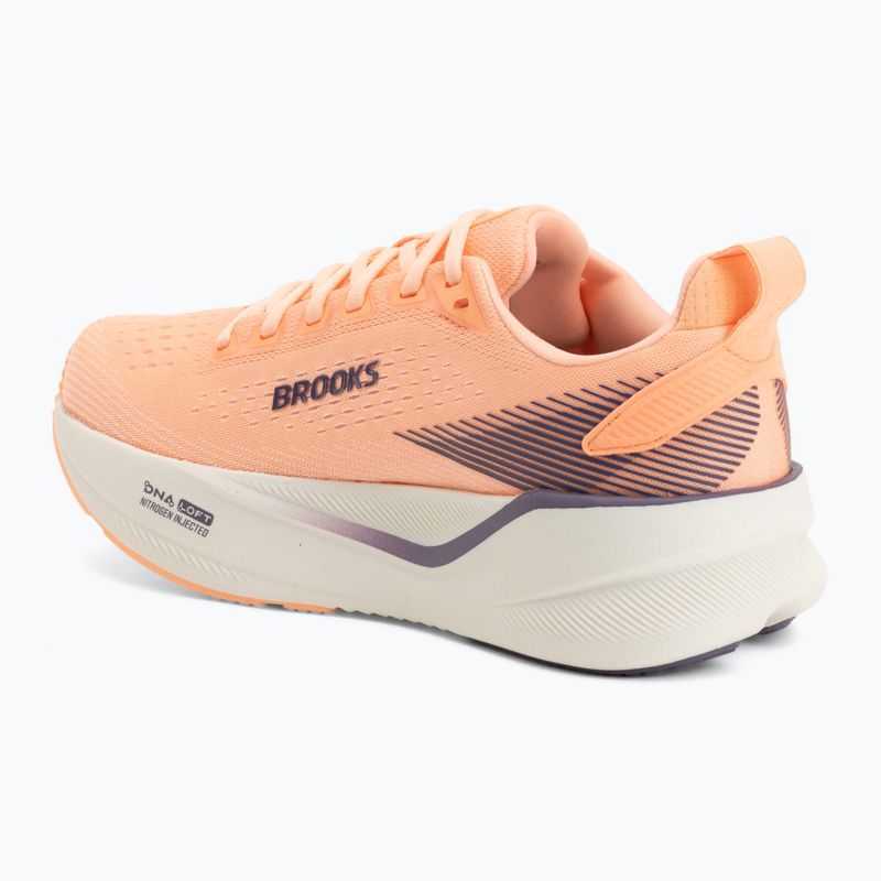 Női futócipők Brooks Ghost Max 4 cyber peach/grape/bluewash 3