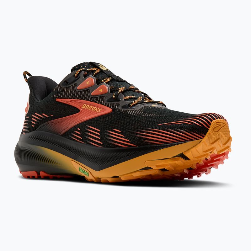 Férfi futócipők Brooks Ghost Trail black/red/orange
