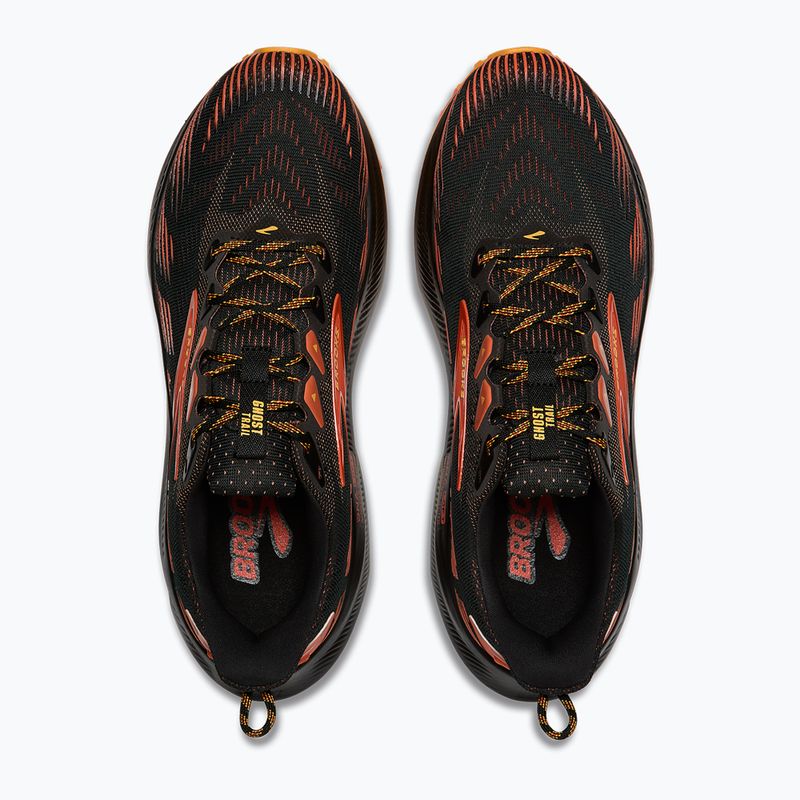 Férfi futócipők Brooks Ghost Trail black/red/orange 5