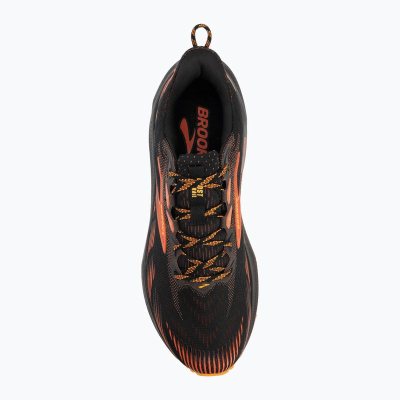 Férfi futócipők Brooks Ghost Trail black/red/orange 5