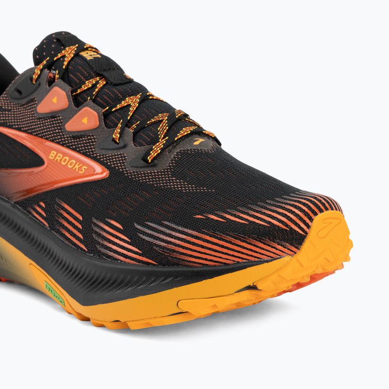 Férfi futócipők Brooks Ghost Trail black/red/orange 7
