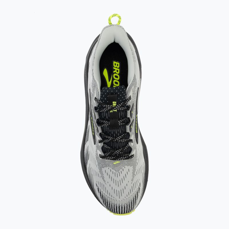 Férfi futócipők Brooks Ghost Trail grey/black/nightlife 5
