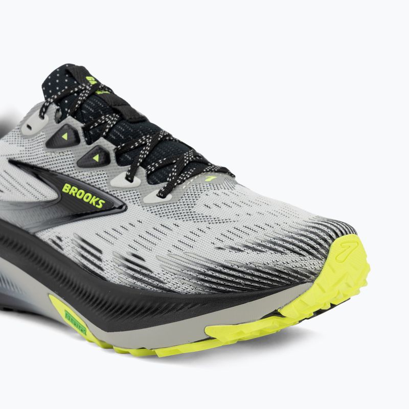 Férfi futócipők Brooks Ghost Trail grey/black/nightlife 7