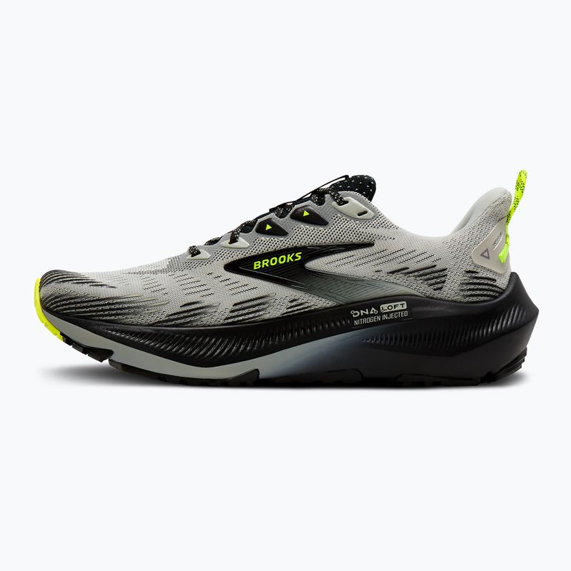 Férfi futócipők Brooks Ghost Trail grey/black/nightlife 3
