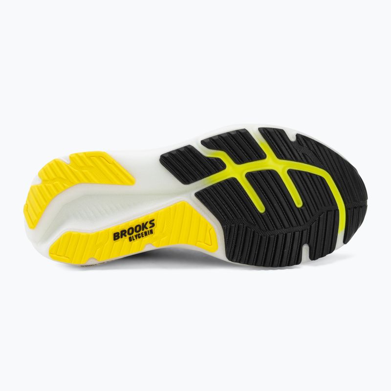 Férfi futócipők Brooks Glycerin 23 black/cyber yellow/nightlife 4
