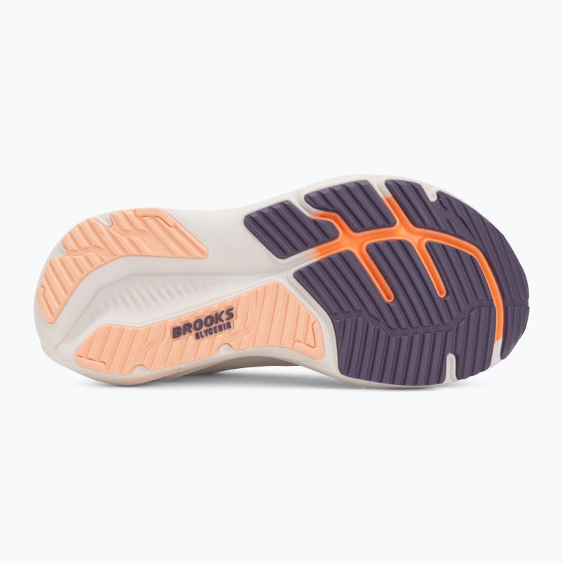 Női futócipők Brooks Glycerin 23 white/mulled grape/clear 4